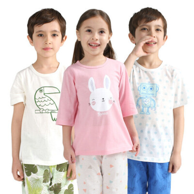 Bonumam/Summer/Baby Indoor Clothing/Update/Children/Sleeveless/Short Sleeve/Jacquard/Innerwear