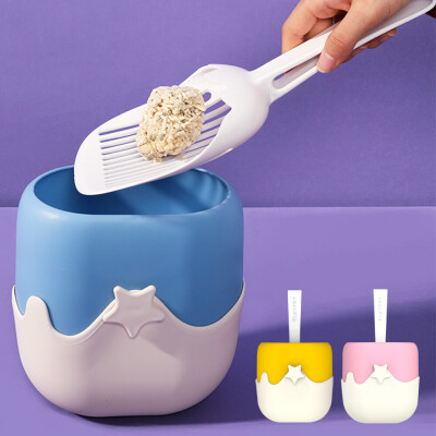 Cat sand shovel set poop shovel toilet cleaning defecation cat shovel