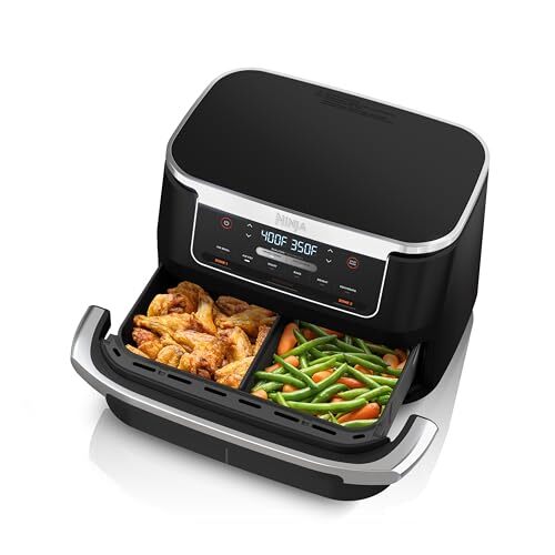Ninja Foodi 7QT DualZone Air Fryer with FlexBasket and 6 Cooking Functions