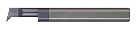 Micro 100 PA8-360750X Profiling Tool - Angled Profiling - Standard, .382" Min Bore Dia, 3/4" Max Bore Depth, .110" Proj, .1725" Offset, .008" Corner Rad, 3/8" Shank Dia, 2-1/2" OAL, AlTiN