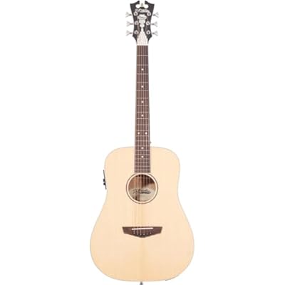 DAngelico Premier Niagra Acoustic-Electric Guitar - Natural Spruce