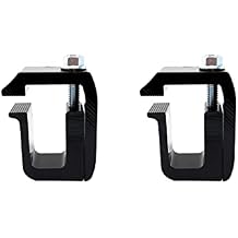G-1 Clamp for Mounting Truck Cap/Camper Shell, Black Powder Coated. Made in USA with 6000 Series Structural Aluminum to Ensure Quality and Strength. (2)