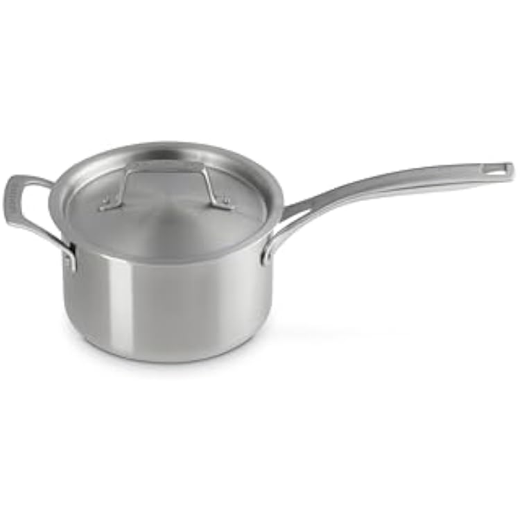 Le Creuset Stainless Steel Essential Saucepan, 3qt
