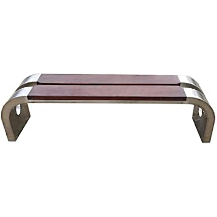 ENGENDER Garden Furniture Outdoor Stainless Steel Garden Bench Creative Shopping Mall Leisure Park Landscape Seat