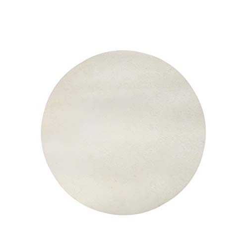 Mxfans 30x30x0.1cm Beige Head Drum Round Shape Drum Head for Bongo Replacement Instrument Accessory