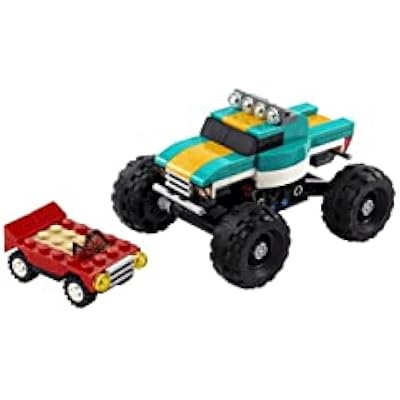 LEGO Creator 3in1 Monster Truck Toy 31101 Cool Building Kit for Kids 163 Pieces