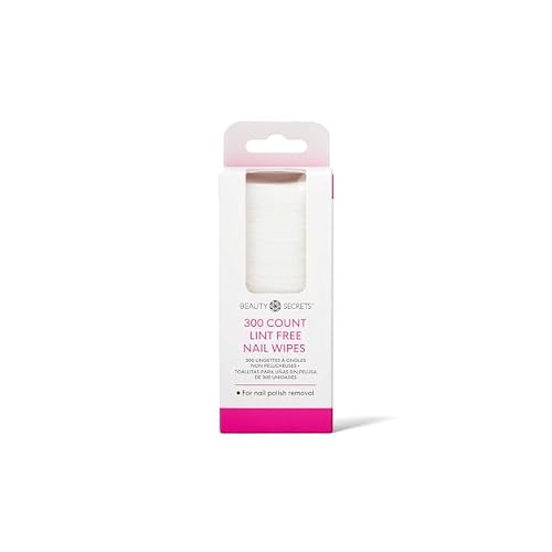 Beauty Secrets 300 Count Lint Free Nail Wipes