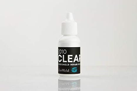 Glas Weld 15 ml All Weather Windshield Rock Chip Repair Resin, Professional Windshield Repair thinner Resin Liquid (Clear)