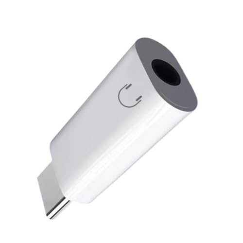 Audio Adapter - USB C to 3.5mm Headphone Connector, Durable Metal Housing | Plug and Play ConverterHigh-Fidelity Signal Transmission Cable, Volume Control Support for Smartphones, Tablets, Laptops, or