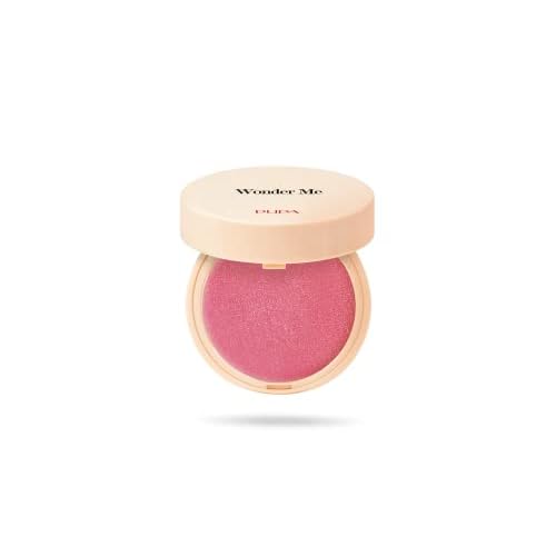 Pupa Milano Wonder Me Blush, 006 First Kiss, Radiant, 0.141 oz - Smooth Texture - Blends Easily - No Powdery Effect - Talc-Free - Paraben-Free - Enriched with Hyaluronic Acid - Powder Make Up