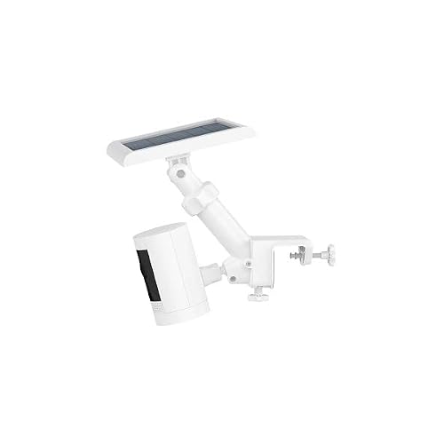 Ring Gutter Mount for Cameras and Solar Panels - White