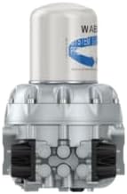 Wabco 4324751010 Air Dryer Assembly, with Integrated Purge Tank & Turbo Cut-Off Valve, Oil-Coalescing Cartridge, 12V