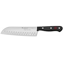 Wusthof Gourmet - 7" Hollow Edge Santoku Knife w/Custom Engraving - Personalized