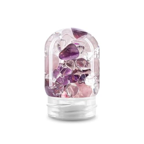 VitaJuwel GemPod WELLNESS | Crystal Insert for VitaJuwel Bottles & Carafes with Amethyst, Rose Quartz & Clear Quartz Calmness, Balance & Relaxation