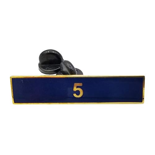 5 Years of Service Blue Citation Bar