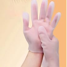 Silicone Soft Spa Moisturizing Gloves Care Gloves 1 Pair Pink