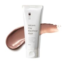 1.618 Volcanic Clay Mud Blackhead Mask | Korean Style Pore & Sebum Clay Mask for Deep Cleansing | Fast-Drying, Wash off Type, 4.23oz