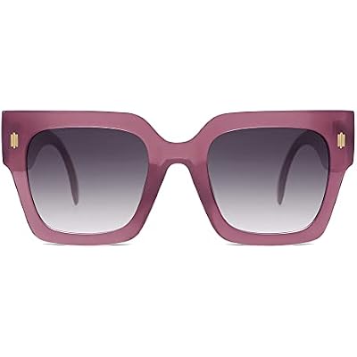 SOJOS Vintage Oversized Square Sunglasses for Women,Retro Womens Luxury Big Large Sun Glasses UV400 SJ2194