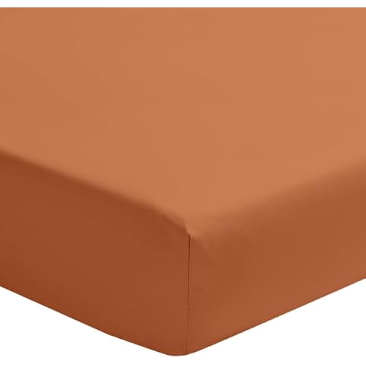 Premiere Plain Cotton Percale Fitted Sheet 140 x 200 cm ESSIX