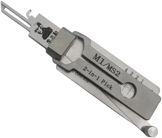 Lock Pick and Decoder Tool Set for Door Locks Professional Locksmith Kit with Fast Opener LiShi M1/MS2 Compatible