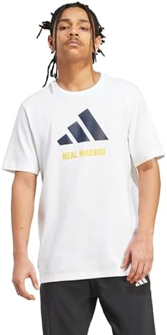 adidas Mens Real Madrid Seasonal Graphic T-Shirt