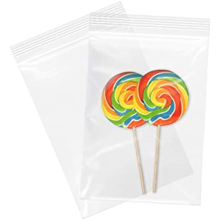 4 x 61000 Count Small Zip Bags - 2 Mil Clear Plastic Reclosable Zipper Bags for Photo, Jewelry, Bakery, Treats, Party Favors