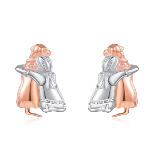 Dog Earrings for Women Mom 925 Sterling Silver Labrador Pet Stud Earrings Jewelry for Dog Lover Memorial Gifts