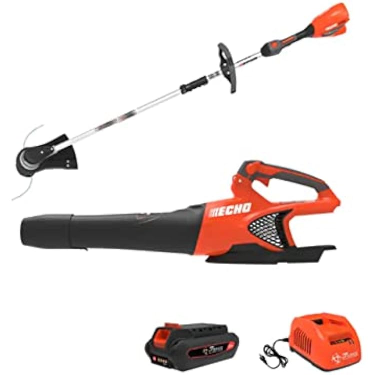Echo eForce DCP-BVRVS1B Trimmer & Blower Combo Kit wBattery & Charger