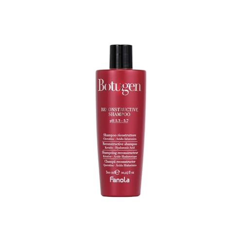 Fanola Restructuring Hair Shampoo for Women & Men - Moisturizing Shampoo for Dry Hair Enriched with Milk Protein - Repairing, Nourishing, Anti-Frizz Formula for Dry & Brittle Strands 10 Fl oz