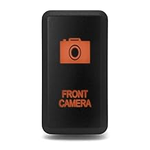 Front Camera Lights Compatible with Toyota Push Button Amber Orange 38mm
