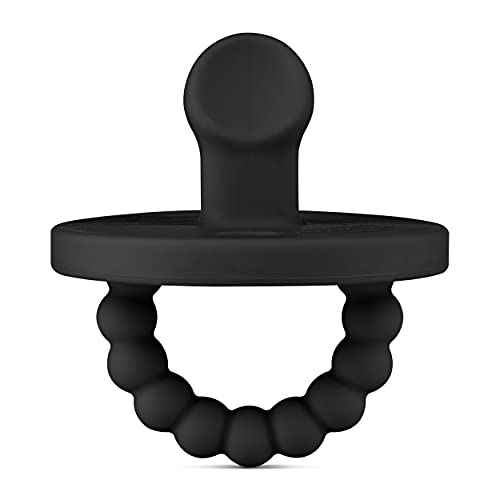 Ryan & Rose Cutie PAT Pacifier Teether Slant, Black