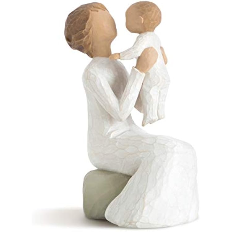 Willow Tree Grandmother, A Unique Love That Transcends The Years, Celebrate New Beginnings, Babies, Families, Loving Relationships Between Parent, Grandparent and Child, Sculpted Hand-Painted Figure