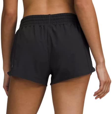 Lululemon Athletica Hotty Hot High-Rise Short 2.5Inch Black, Size 4, Numeric 4