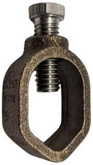 Ground Rod Clamp (1/2"-5/8"-3/4" Universal) - Direct Burial, UL, CSA, Acorn Clamp, PROFESSIONAL GRADE- 1 Pack