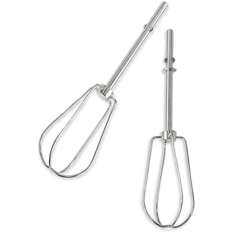 Hand Mixer Beaters for KitchenAid, Turbo Beaters Compatible with W10490648, KHM2B, AP5644233, PS4082859 Parts 2 Pack