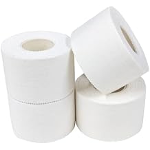 Athletic Tape Athletic & Medical Trainers & First Aid Tape for Injuries Wrist Ankle Finger Tape Easy to Tear & No Sticky Residue 1.5in x 10Yards(White) (1.5in*10yd*4rolls)
