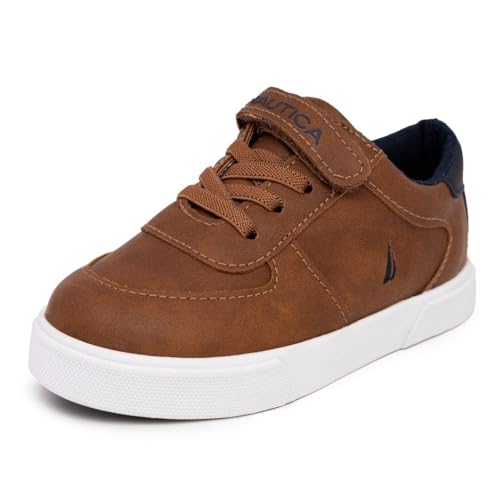 Nautica Kids Adjustable Strap Shoes | Comfortable Casual Sneakers for Boys and Girls, Toddlers & Little Kids