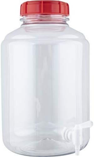 3 Gallon Fermonster Wide Mouth Plastic Fermenter with Spigot, Air Lock and Stopper