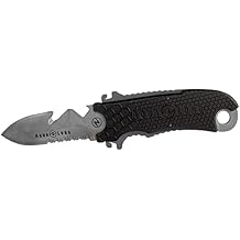 Aqualung Titanium Small Squeeze Lock Knife - Pointed Tip