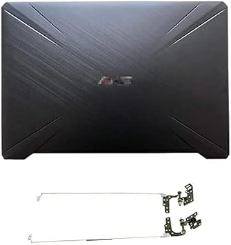 Black LCD Top Rear Lid Back Cover Case & Screen Hinges Compatible with ASUS TUF Gaming FX705 FX705D FX705DY FX705DT FX705G FX705GM FX705GD