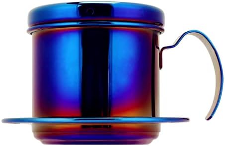 Coffee Maker Pot, Stainless Steel Vietnamese Coffee Drip Filter Maker Single Cup Coffee Drip Brewer - Portable for Home Kitchen Office Outdoor Use - Best Gift Choice for Baristas and Coffee Lovers