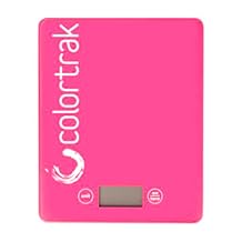 Colortrak Digital Scale, Tempered Glass Scale for Measuring Fits Most Color Trays and Stations, Measures Quantities in lb, oz, ml, g, kg, Sleek 8" x 6.5" Design