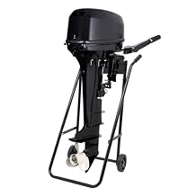 Outboard Boat Motor Stand 88 Capacity Heavy Duty Engine Stand Carrier Cart Dolly Boat Motor Support Storage Trolley Pushcart w/Wheels for Motor Repair Maintenance Transportation