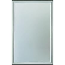 RSL 22 x 36 Entry Door Privacy Glass Insert (Satin Etched) - White - Contemporary Style - 36" W x 6'8" H x 1.75" Thick