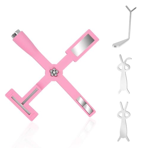 5 in 1 Nail Art Cat Eye Glue Magnet come with 1pcs Heart Magnet for Cat Eye Gel Polish,2pcs Rabbit Magnet for Cat Eye Gel Polish,DIY Cat Eye Nail Art Kit for Home & Professional Use