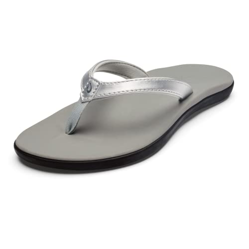 OLUKAI Hoopio Girls Beach Sandals, Quick-Dry Flip-Flop, Water Resistant & Cute Design, All-Day Comfort Fit