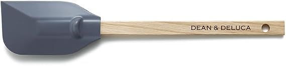 Dean and Deluca Silicone Soft Spatula Wood Pattern Charcoal Grey