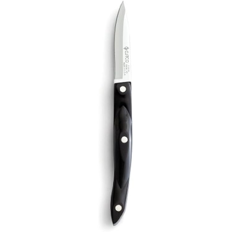 CUTCO Model 1720 Paring Knife with 234 High Carbon Stainless blade and 5 classic dark brown handle often calledblack in factory-sealed plastic bag.