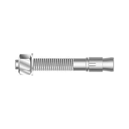 MKT Sup-R-Stud 303304 Stainless Steel Mechanical Wedge Anchor, 14-20 Thread Size, 14 Diameter x 2-14 Length Pack of 100