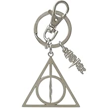 Monogram International Harry Potter Deathly Hallows Pewter Key Ring